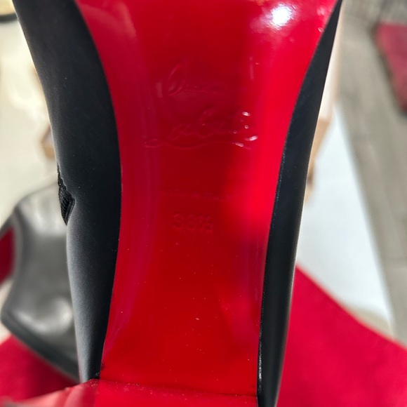 Christian Louboutin Black Booties ADOX - Picture 3 of 9